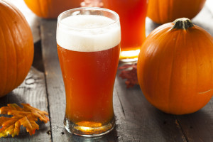 Frothy Orange Pumpkin Ale Ready to Drink